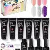 Miss Jules® Luxe Complete Polygel Kit - Polygel Nagels Starterspakket - 6 Kleuren - Perfecte Combinatie Gellak & Acryl - Incl. UV LED Lamp & Instructievideo (NL) -Cosmetic Verkoop 1005x1200