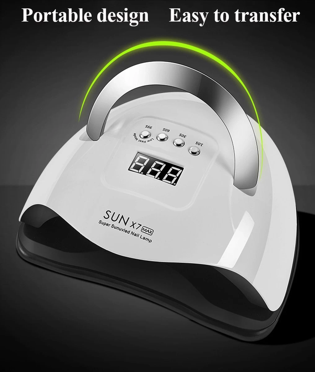 Professionele 180W LED Nageldroger Lamp - Gel Nagel Droger - 180W De Sterkste Nagellamp Op De Markt - Geschikt Voor Elke Nagel, Sneller Droger Voor Gel Polish Nail Apparatuur Automatische Sensor Nail Art Gereedschap Voor Vingernagel En Teennagel 6 Professionele 180W LED Nageldroger Lamp - Gel Nagel Droger - 180W De Sterkste Nagellamp Op De Markt - Geschikt Voor Elke Nagel, Sneller Droger Voor Gel Polish Nail Apparatuur Automatische Sensor Nail Art Gereedschap Voor Vingernagel En Teennagel - Afbeelding 4