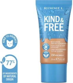 Rimmel London KIND & FREE Vegan Foundation 150 Rose Vanilla -Cosmetic Verkoop 1047x1200 2