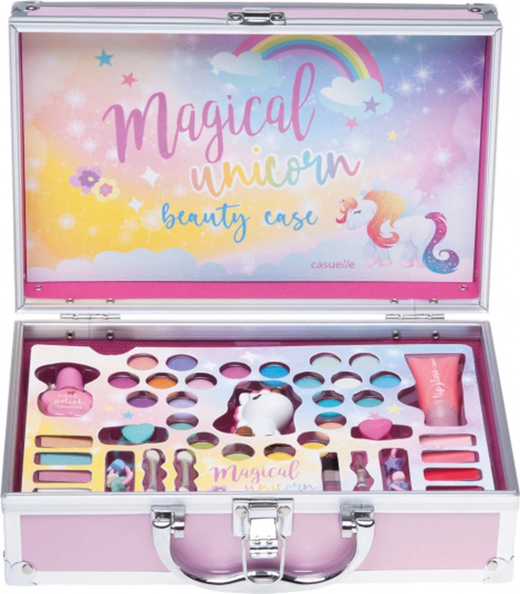 Unicorn Make-up Koffer 42 Delig - Make Up Koffer Met Inhoud - Make Up Koffer Meisjes - Make Up Koffer Kinderen 5 Unicorn Make-up Koffer 42 Delig - Make Up Koffer Met Inhoud - Make Up Koffer Meisjes - Make Up Koffer Kinderen - Afbeelding 3