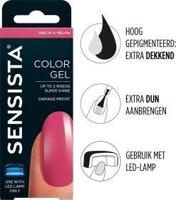 Sensista Color Gel One In A Melon - Roze