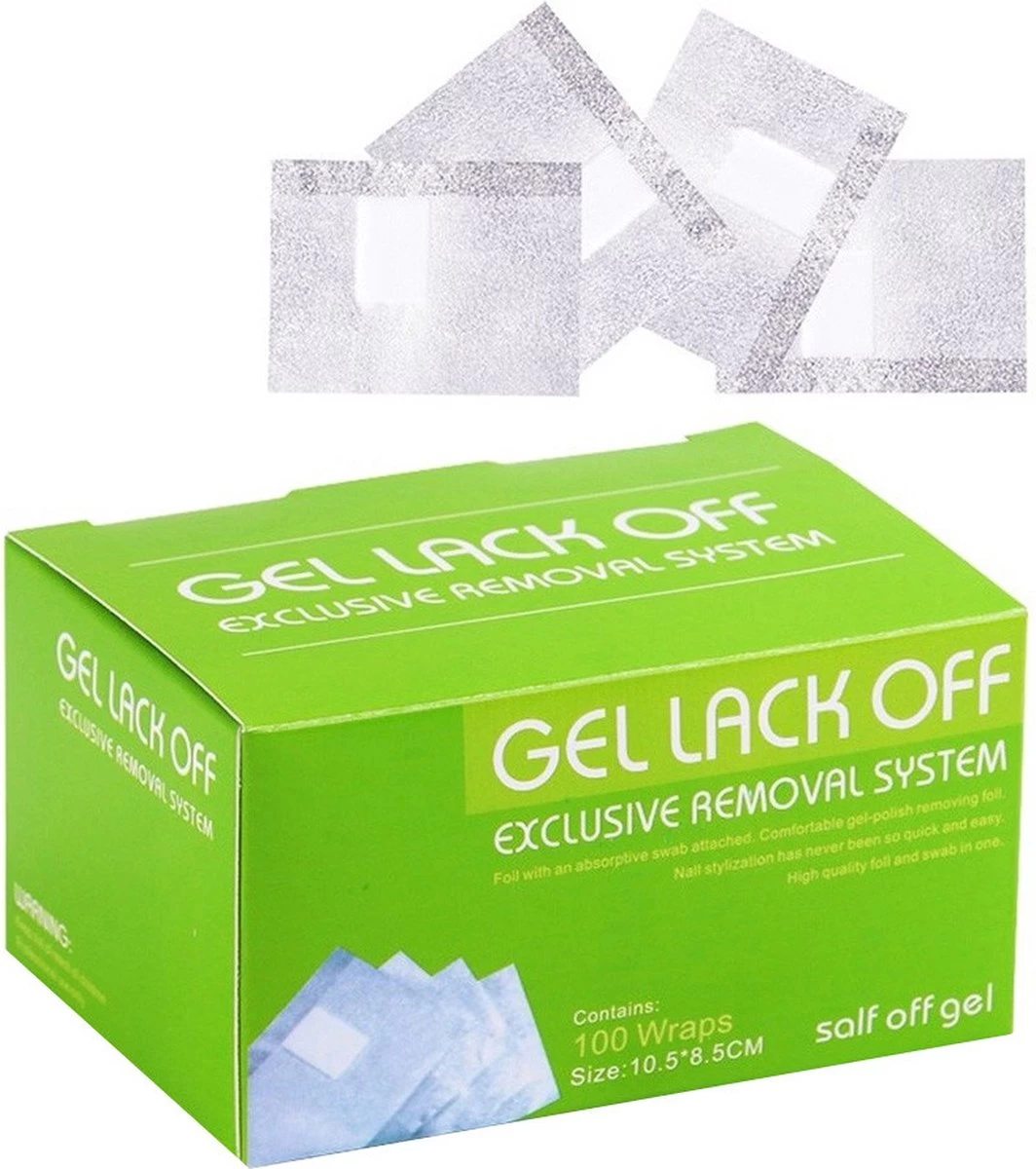 100 Stuks Gellak Remover Pads Aluminiumfolie / Gel Nagel Lak Nagellak Verwijderaar / Soak Off Remove Verwijderen 5 100 Stuks Gellak Remover Pads Aluminiumfolie / Gel Nagel Lak Nagellak Verwijderaar / Soak Off Remove Verwijderen - Afbeelding 3