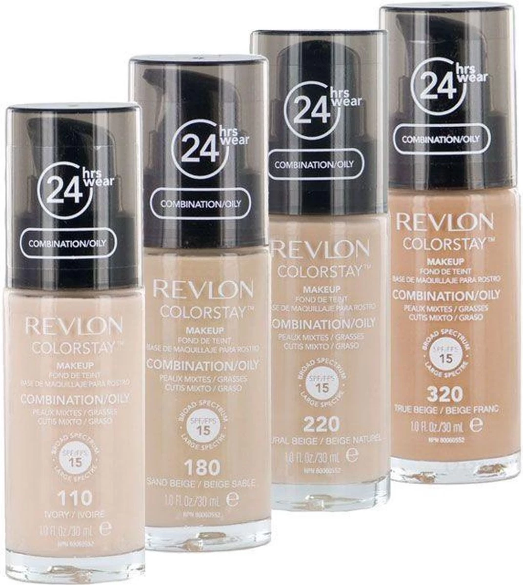 Revlon Colorstay Foundation With Pump Oily Skin - 150 Buff 4 Revlon Colorstay Foundation With Pump Oily Skin - 150 Buff - Afbeelding 2