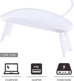 WiseGoods - Premium Nagel LED Lamp Gelnagels - Nagellak Droger - Gellak - 6W - Wit -Cosmetic Verkoop 1093x1200