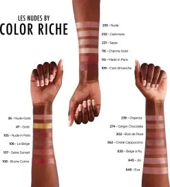 L’Oréal Paris Make-Up Designer Color Riche Satin Lipstick - 231 Sepia Silk - Nude - Verzorgende Lippenstift Met Arganolie Voor Een Comfortabel Gevoel - 4,54 Gr -Cosmetic Verkoop 1095x1200