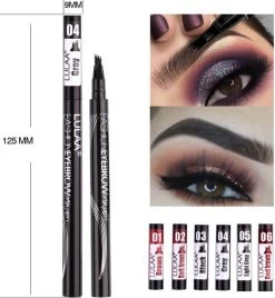 LULAA Microblade Pen - Watervaste Wenkbrauwpen - DONKERBRUIN - Waterproof Tattoo Pen - Make Up - Microblading - Eyebrow -Cosmetic Verkoop 1106x1200 3