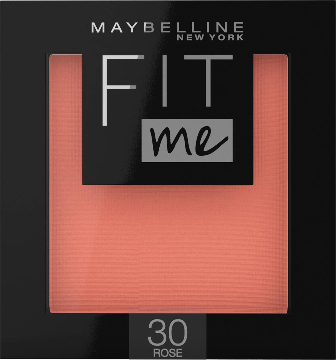 Maybelline Fit Me Blush - 30 Rose - Roze - Natuurlijk Ogende Rouge 3 Maybelline Fit Me Blush - 30 Rose - Roze - Natuurlijk Ogende Rouge
