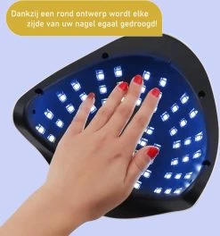 280 Watt UV LED Lamp Nagels - 66 Leds - SUN X10 MAX - Nagel UV Lamp - Gellak Lamp - Nagellamp - Nagellamp Led - Nagellamp Voor Gel Nagellak - Nagellamp Led Uv - Nagellamp Uv - Nagellamp Gelnagels - Gellak - Nageldroger -Cosmetic Verkoop 1121x1200 1