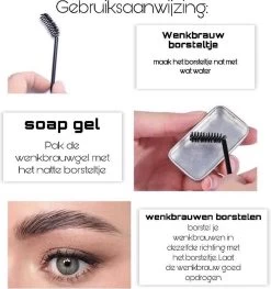 Merkloos Wenkbrauwgel Soap Gel Wenkbrauw Soap Gel Brow Soap Perfect Brows Soap Eyebrow Gel -Cosmetic Verkoop 1125x1200 4