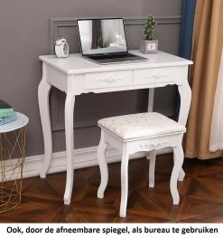 RJRoyal Living Princess Kaptafel Met Spiegel Make Up -Cosmetic Verkoop 1125x1200 5