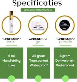 Sensage Wenkbrauwgel Set | Brow Soap | Pomade Donkerbruin | Wenkbrauw Serum | Wenkbrauw Borstel 3 Stuks 15 Sensage Wenkbrauwgel Set | Brow Soap | Pomade Donkerbruin | Wenkbrauw Serum | Wenkbrauw Borstel 3 Stuks -Cosmetic Verkoop 1126x1200 6
