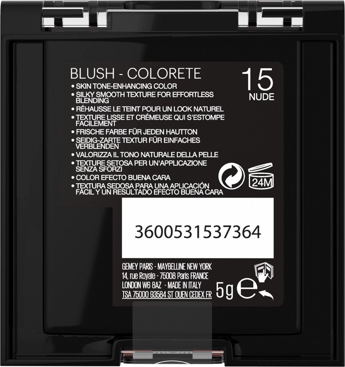 Maybelline Fit Me Blush - 15 Nude - Oranje - Natuurlijk Ogende Rouge 10 Maybelline Fit Me Blush - 15 Nude - Oranje - Natuurlijk Ogende Rouge - Afbeelding 8