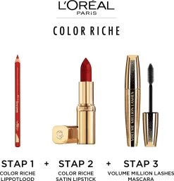 L’Oréal Paris Lippenstift Color Riche Satin - 125 Maison Marais Rood 19 L’Oréal Paris Lippenstift Color Riche Satin - 125 Maison Marais Rood -Cosmetic Verkoop 1154x1200 14