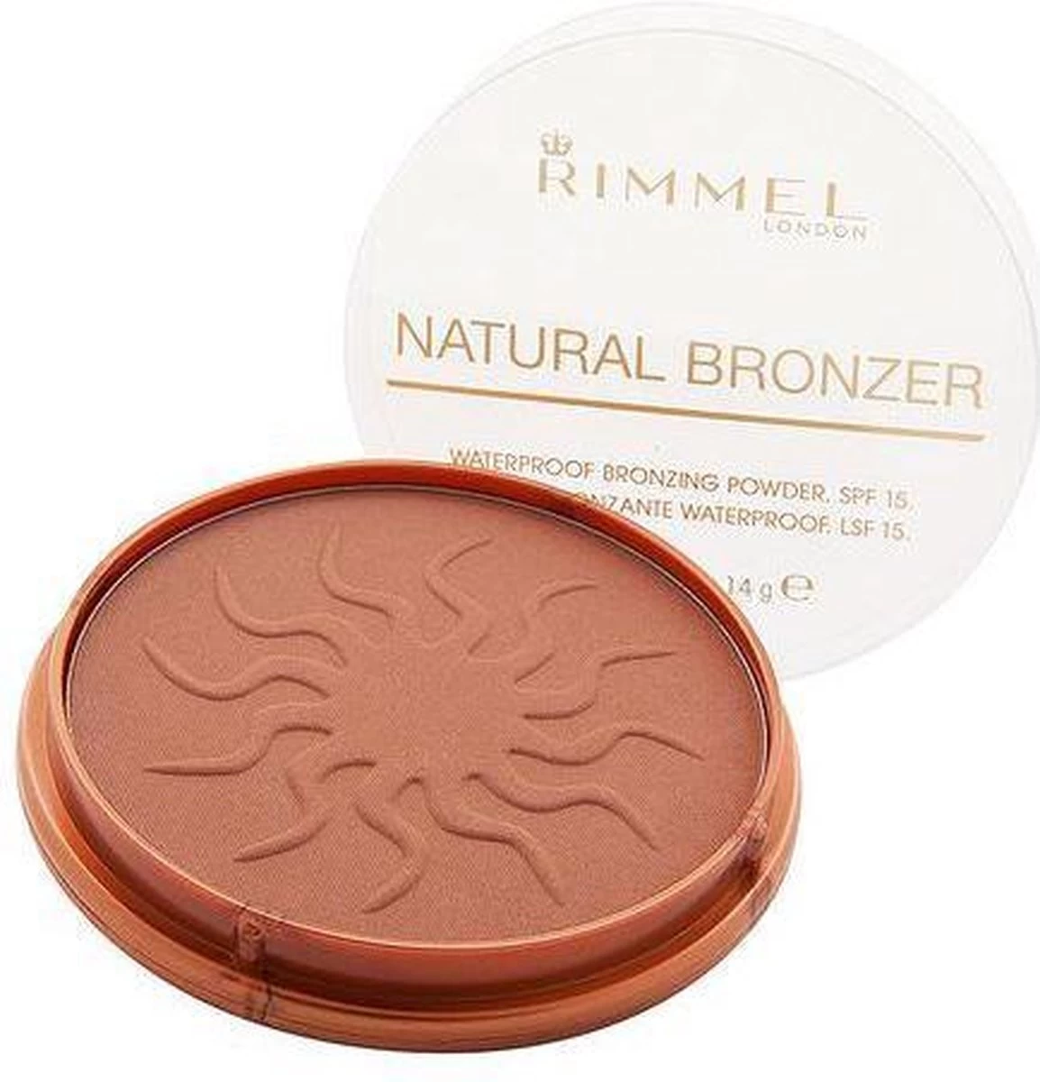Rimmel London Natural Bronzer Bronzing Powder - 26 Sun Kissed 11 Rimmel London Natural Bronzer Bronzing Powder - 26 Sun Kissed - Afbeelding 9