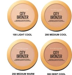 Maybelline City Bronzer Bronzer & Countour Powder - 250 Medium Warm - Bronzing En Contouring Poeder -Cosmetic Verkoop 1160x1200 5