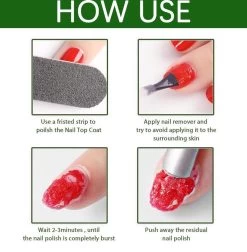 Magic Soak Off Nailpolish Remover - Magische Gellak Remover - 2 X 15 Ml!!! - Inclusief Nagelvijl, Bokkepootje En Olie - Nagellak Verwijderaar - Gellak Remover - -Cosmetic Verkoop 1175x1200