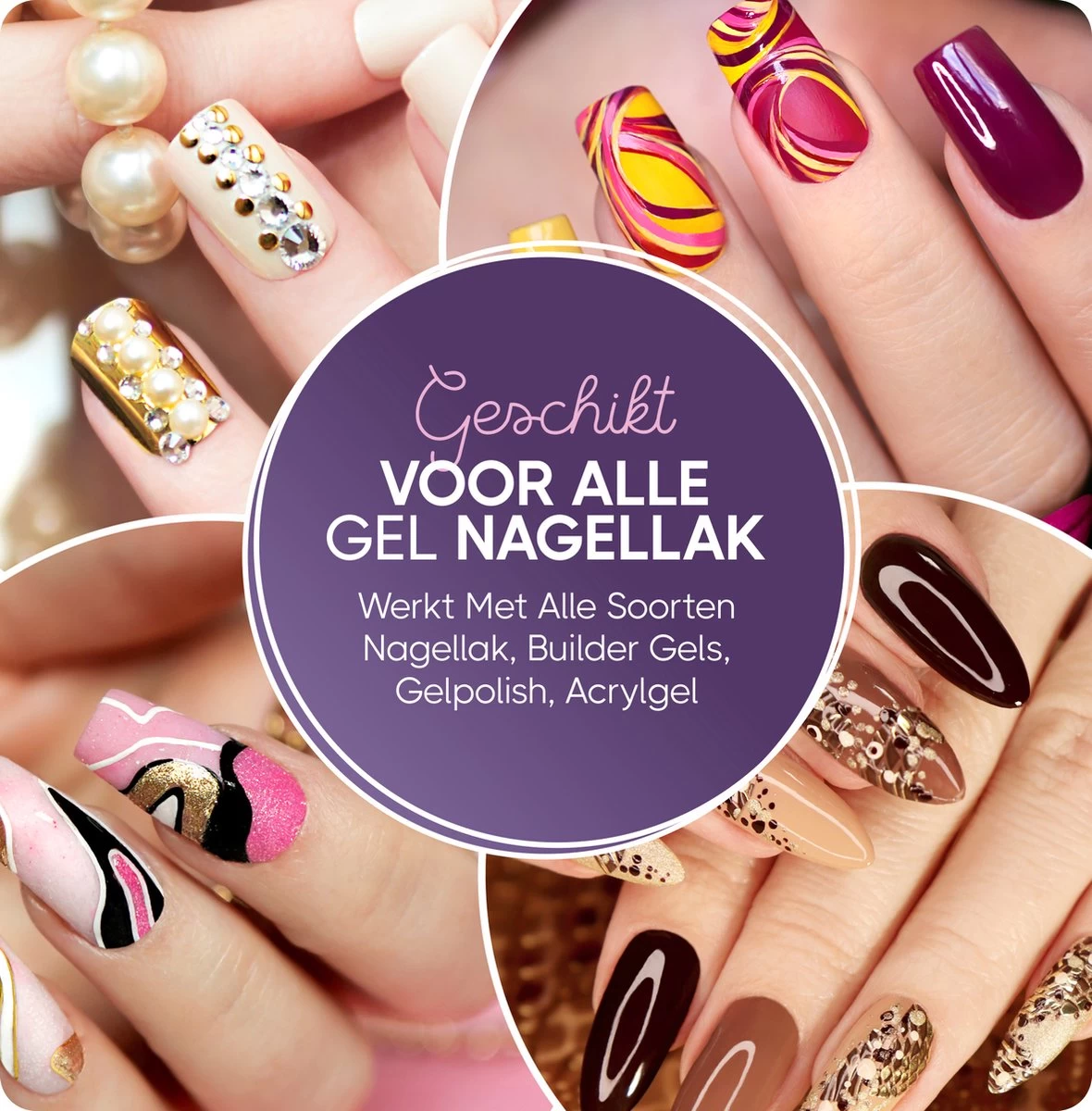 Rostem 120W LED Nageldroger Lamp - UV Lamp - Geschikt Voor Elke Nagel Gellak - 120W 9 Rostem 120W LED Nageldroger Lamp - UV Lamp - Geschikt Voor Elke Nagel Gellak - 120W - Afbeelding 7