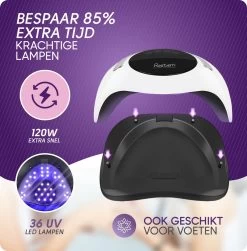 Rostem 120W LED Nageldroger Lamp - UV Lamp - Geschikt Voor Elke Nagel Gellak - 120W 19 Rostem 120W LED Nageldroger Lamp - UV Lamp - Geschikt Voor Elke Nagel Gellak - 120W -Cosmetic Verkoop 1180x1200 6
