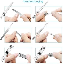 Nagelknipper Set – 18-Delige Pedicure En Manicure Sets Nagelaccessoires – Nagelset – Nagelverzorging Kit – Reisset Zwart 15 Nagelknipper Set – 18-Delige Pedicure En Manicure Sets Nagelaccessoires – Nagelset – Nagelverzorging Kit – Reisset Zwart -Cosmetic Verkoop 1181x1200 2
