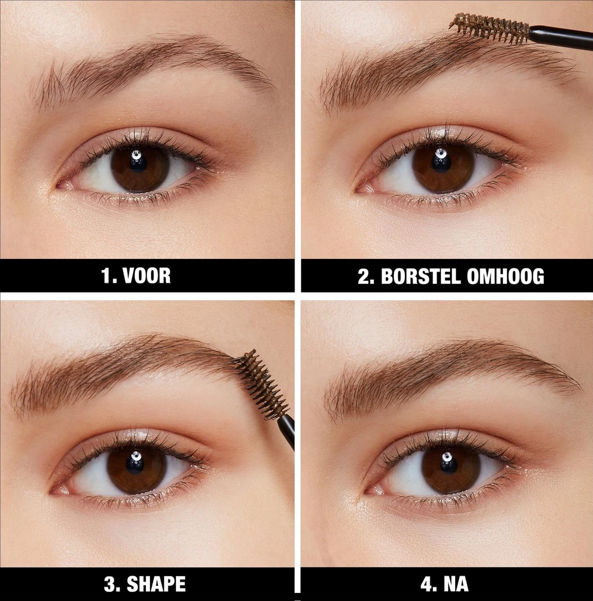 Maybelline Brow Fast Sculpt - 06 Deep Brown - Wenkbrauwgel 8 Maybelline Brow Fast Sculpt - 06 Deep Brown - Wenkbrauwgel - Afbeelding 6