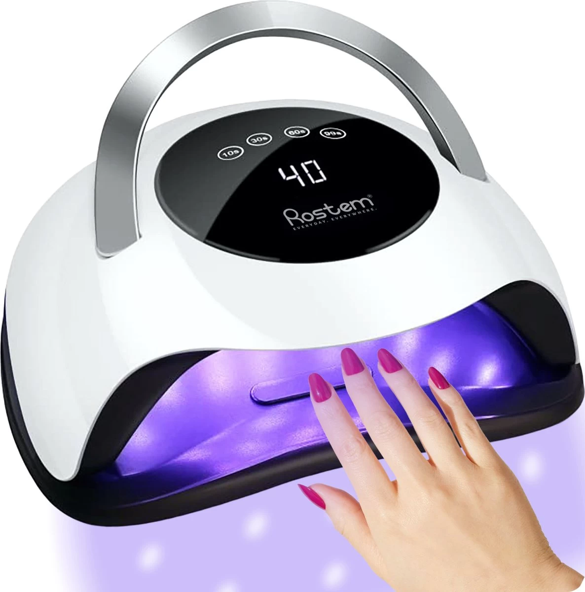 Rostem 120W LED Nageldroger Lamp - UV Lamp - Geschikt Voor Elke Nagel Gellak - 120W 3 Rostem 120W LED Nageldroger Lamp - UV Lamp - Geschikt Voor Elke Nagel Gellak - 120W