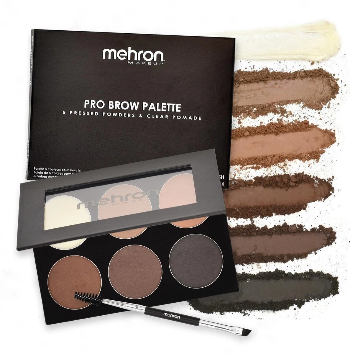 Mehron - Pro - Brow - Wenkbrauw - Palette 3 Mehron - Pro - Brow - Wenkbrauw - Palette