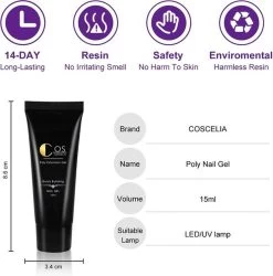 Polygel Kit- Polygel Nagels- Polygel Starter Set- 1x36W LED Nagel Droger Lamp 6x15ML Poly Gel 1 X Top Coat 1 X Base Coat 6x5ML UV Gel 1 X Dual End Nail Borstel 1x50Pcs Clear Quick Building Mold Tips 1x30ML Cleanser Plus 1 X Nagelvijl 1x6-Man 9 Polygel Kit- Polygel Nagels- Polygel Starter Set- 1x36W LED Nagel Droger Lamp 6x15ML Poly Gel 1 X Top Coat 1 X Base Coat 6x5ML UV Gel 1 X Dual End Nail Borstel 1x50Pcs Clear Quick Building Mold Tips 1x30ML Cleanser Plus 1 X Nagelvijl 1x6-Man -Cosmetic Verkoop 1187x1200 2