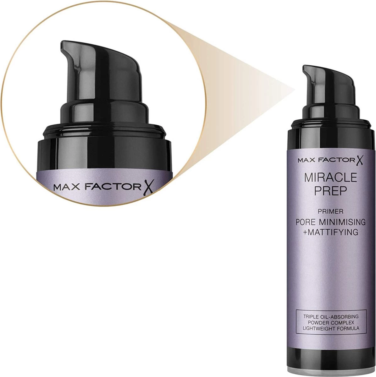 Max Factor Miracle Prep Primer Pore Minimising & Mattifying - 30 Ml 4 Max Factor Miracle Prep Primer Pore Minimising & Mattifying - 30 Ml - Afbeelding 2