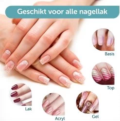 ForDig 220W Professionele Nageldroger Voor Gel Nagels - Nagellak Droger Met UV LED Lamp En Timer Voor Gelnagels - Nageldrogerlamp Met 57 LED Lampjes Voor Nagel Gellak - Geschikt Voor Manicure En Pedicure - Nagellakdroger Hard Gelpolish Builder -Cosmetic Verkoop 1197x1200 7