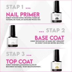 Luneya Gellak - Starterspakket - Primer - Base Coat - Top Coat - LED Lamp Gel Nagellak 8 Luneya Gellak - Starterspakket - Primer - Base Coat - Top Coat - LED Lamp Gel Nagellak -Cosmetic Verkoop 1198x1200 4