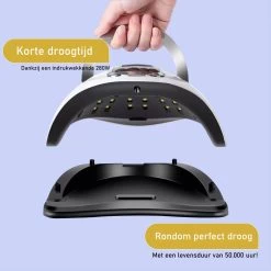 280 Watt UV LED Lamp Nagels - 66 Leds - SUN X10 MAX - Nagel UV Lamp - Gellak Lamp - Nagellamp - Nagellamp Led - Nagellamp Voor Gel Nagellak - Nagellamp Led Uv - Nagellamp Uv - Nagellamp Gelnagels - Gellak - Nageldroger -Cosmetic Verkoop 1199x1200 4