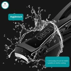 Obioli ™ Nagelknipper Set - Luxe Cadeau Doos Voor Mannen En Vrouwen - Nageltang - Nagelschaar - Kalknagels - Teennagel - Met Nagelvijl - Zwart - Groot - Gift Box -Cosmetic Verkoop 1199x1200 7