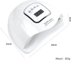 Victoria Nails Pro - 150W/45 LEDs - 2 In 1 UV/leD Lamp - 2021 SUNX5 MAX UV/LED Lamp - Manicure/Pedicure Handen En Voeten - Gellak - Gelnagels - Acrylnagels - Top Coat-Led Nagellamp-Uv Nagellamp-Nagels-Nageldroger - Nagel Tafellamp -Cosmetic Verkoop 1200x1011