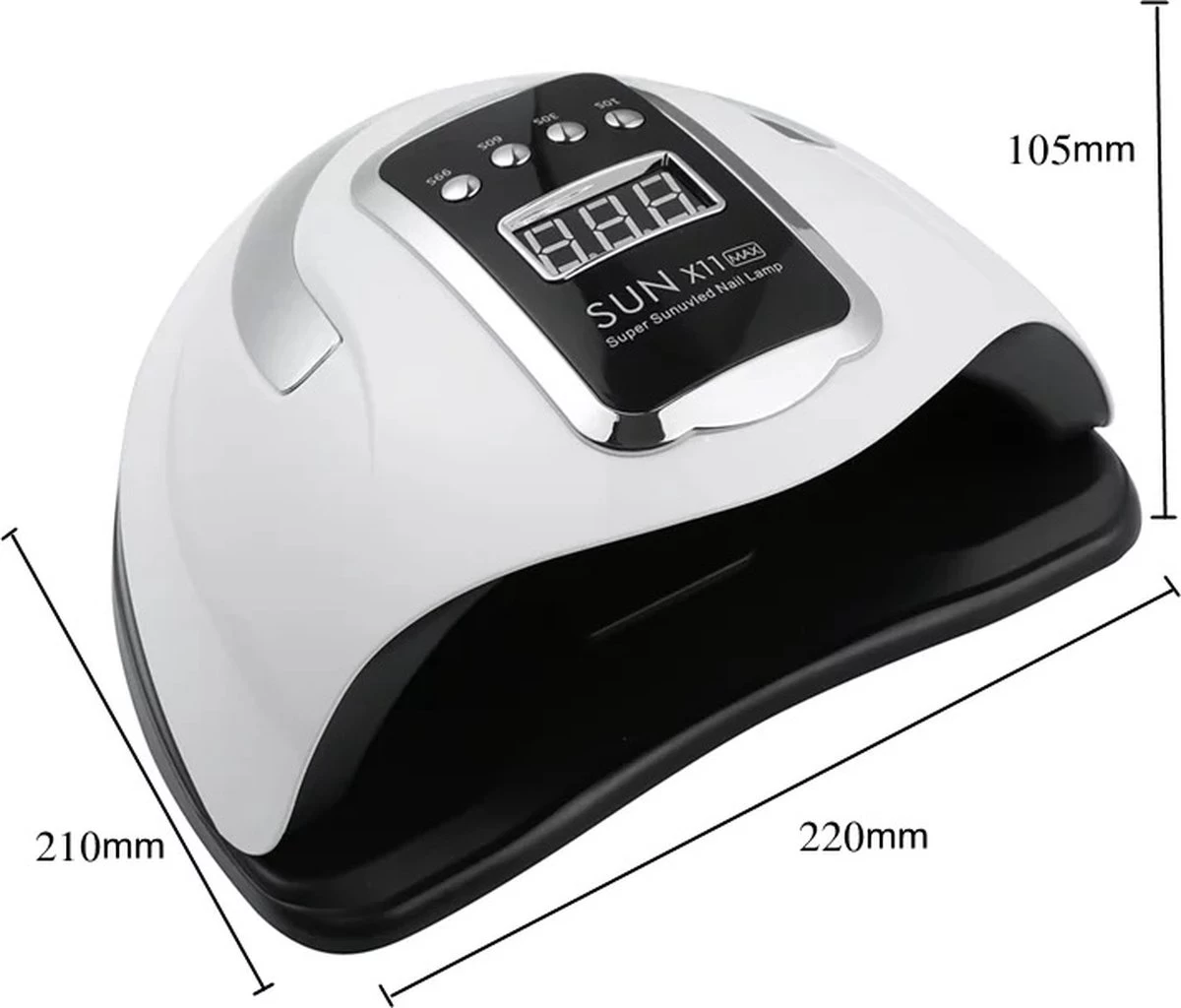 280 Watt UV LED Lamp Nagels - 66 Leds - SUN X11 MAX - Nagel UV Lamp - Gellak Lamp - Nagellamp - Nagellamp Led - Nagellamp Voor Gel Nagellak - Nagellamp Led Uv - Nagellamp Uv - Nagellamp Gelnagels - Gellak - Nageldroger 5 280 Watt UV LED Lamp Nagels - 66 Leds - SUN X11 MAX - Nagel UV Lamp - Gellak Lamp - Nagellamp - Nagellamp Led - Nagellamp Voor Gel Nagellak - Nagellamp Led Uv - Nagellamp Uv - Nagellamp Gelnagels - Gellak - Nageldroger - Afbeelding 3