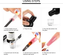 COSCELIA Extenstion Kit | Polygel Nagels | Gelnagels | Nepnagels | Gellak Set | UV Gel | Nail Art Pakket | Buildergel | Starterset | Makkelijk En Snelle Set -Cosmetic Verkoop 1200x1041 1