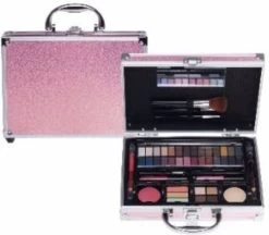Make Up Koffer Glanzend Roze 9 Make Up Koffer Glanzend Roze -Cosmetic Verkoop 1200x1048 5