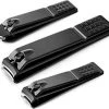 XYZ Goods - Set Van 3 Zwarte Nagelknippers - Tegen Kalknagel - Teennagelknipper - Nagelschaar - Nageltang - Anti-Slip - Verschillende Maten -Cosmetic Verkoop 1200x1060 1
