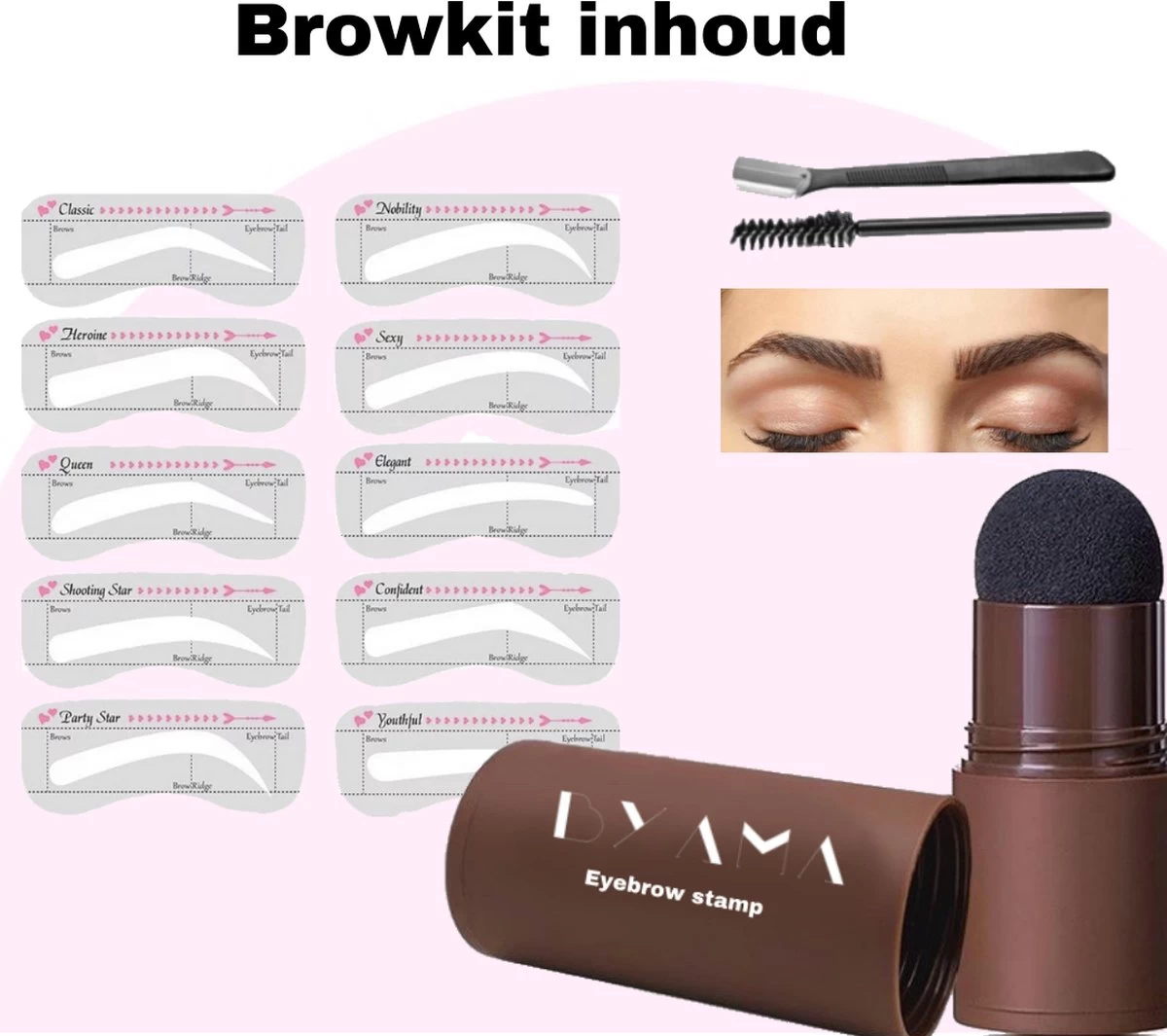 Eye Brow Stamp Set - Brow Stamp - Wenkbrauwstempel - Wenkbrauw Stempel - Wenkbrauwstick - Wenkbrauw Sjabloon - Wenkbrauw Poeder - Wenkbrauw Stempel Kit - Wenkbrauw Verf - Wenkbrauw Trimmer - Brow Lift - Lash Lift 4 Eye Brow Stamp Set - Brow Stamp - Wenkbrauwstempel - Wenkbrauw Stempel - Wenkbrauwstick - Wenkbrauw Sjabloon - Wenkbrauw Poeder - Wenkbrauw Stempel Kit - Wenkbrauw Verf - Wenkbrauw Trimmer - Brow Lift - Lash Lift - Afbeelding 2