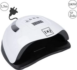 DANIQQI - 180 Watt UV LED Lamp Gelnagels - 57 LED Lampen- Nagel - UV - LED Lamp - Wit - Zwart - Nagellamp - Nail Dryer - Nagels - Salon - Timer - Professioneel - Super Krachtig - Extra Lang Snoer - Moederdag -Cosmetic Verkoop 1200x1095 1