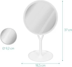 Navaris Make-up Spiegel Met Verlichting - Inclusief Kleinere Handspiegel Met 5x Vergroting - LED-verlichting Met Dim-functie - Wit 15 Navaris Make-up Spiegel Met Verlichting - Inclusief Kleinere Handspiegel Met 5x Vergroting - LED-verlichting Met Dim-functie - Wit -Cosmetic Verkoop 1200x1110 6