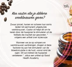 Your Beauty Tree ® Wimper Serum Met Echte Castor Olie |100% Natuurlijke Wimpergroei| Castor Oil Eyelash Serum|Wonder Olie | Wimper Groei | Wenkbrauw Serum | Lash Serum | Wimper Groeimiddel -Cosmetic Verkoop 1200x1115 4