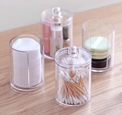 Without Lemon - Wattenstaafjes En Wattenschijfjes Houder - Dubbel Transparant Opberghouder - Opbergdoosje - Makeup Organizer - Open En Dichte Houder - Met Deksel - Stapelbaar 11 Without Lemon - Wattenstaafjes En Wattenschijfjes Houder - Dubbel Transparant Opberghouder - Opbergdoosje - Makeup Organizer - Open En Dichte Houder - Met Deksel - Stapelbaar -Cosmetic Verkoop 1200x1123 5