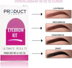 ProductPlanet Premium Wenkbrauw Stempel - Wenkbrauw Sjabloon - Wenkbrauwstempel - Brow Stamp - 10 Sjablonen - Borsteltje - Herbruikbaar - Waterdicht - Cadeau Voor Haar - Zwart -Cosmetic Verkoop 1200x1125 11