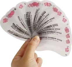 LOUZIR Wenkbrauw Sjablonen Set - 24 Stuks - Wenkbrauw Tekenen -Cosmetic Verkoop 1200x1127 6