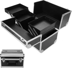 Confibel Make Up Koffer - Uitklapbaar - 5 Opbergbakken - Met Slot -Cosmetic Verkoop 1200x1134 8