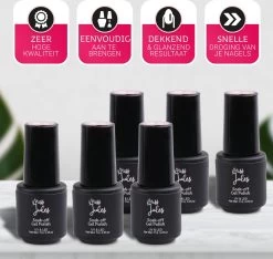Miss Jules - 6-Delige Gellak Starterspakket - Nagellak - Kleur Paars, Lila & Glitter - Glanzend & Dekkend Resultaat -Cosmetic Verkoop 1200x1138 1