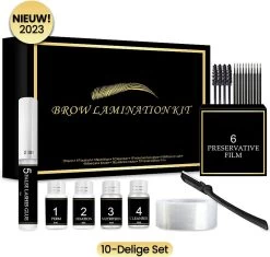 BluGo Brow Lamination Kit - Lash Lift - Wenkbrauwgel - Wimperlifting Set - Brow Soap - Eyelash Lift - Wimperverf - Brow Gel - Starterkit