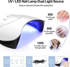 Royala E6 Gellak Starters Pakket Inclusief UV LED Lamp + Met 12 Verschillende Gellak Kleuren - Gellak Lamp – Gellac Set - Alle Benodigdheden In Eén - 300 Nail Wipes - Cleanser - Topcoat - Uitgebreid Pakket- Gel Polish Set - Gellak Set - UV LED Lamp 29 Royala E6 Gellak Starters Pakket Inclusief UV LED Lamp + Met 12 Verschillende Gellak Kleuren - Gellak Lamp – Gellac Set - Alle Benodigdheden In Eén - 300 Nail Wipes - Cleanser - Topcoat - Uitgebreid Pakket- Gel Polish Set - Gellak Set - UV LED Lamp -Cosmetic Verkoop 1200x1140