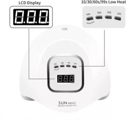 Victoria Nails Pro - 150W/45 LEDs - 2 In 1 UV/leD Lamp - 2021 SUNX5 MAX UV/LED Lamp - Manicure/Pedicure Handen En Voeten - Gellak - Gelnagels - Acrylnagels - Top Coat-Led Nagellamp-Uv Nagellamp-Nagels-Nageldroger - Nagel Tafellamp -Cosmetic Verkoop 1200x1148 6