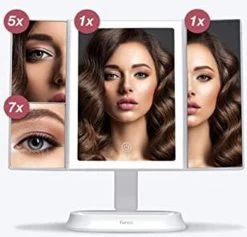 Merkloos Make-up Spiegel Met LED Verlichting 10x Vergroot -Cosmetic Verkoop 1200x1153 5